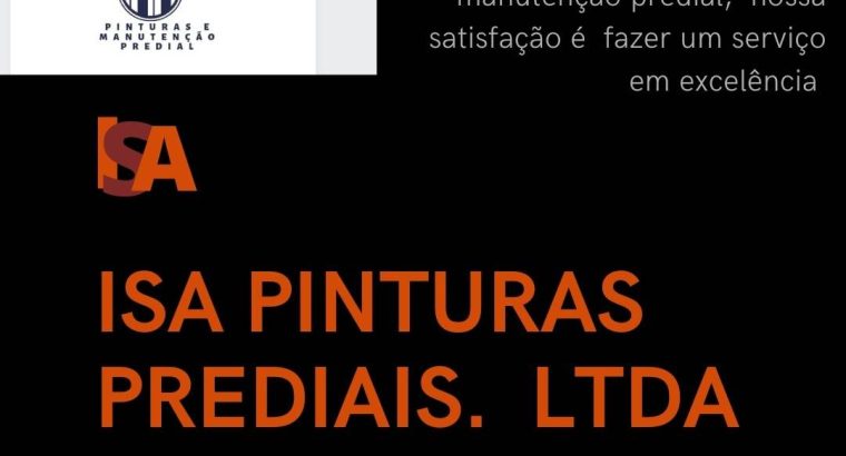 ISA PINTURAS E LAVAGEM PREDIAIS