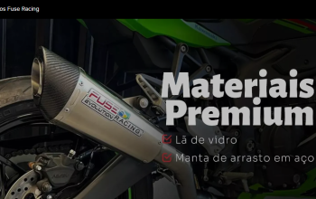 FUSE RACING ESCAPAMENTOS ESPORTIVOS PARA MOTOS