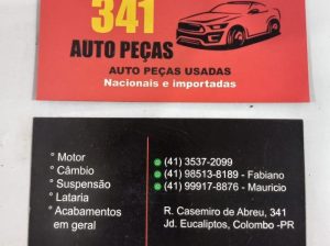 Garagem 341 auto peça em 341 auto peças usadas